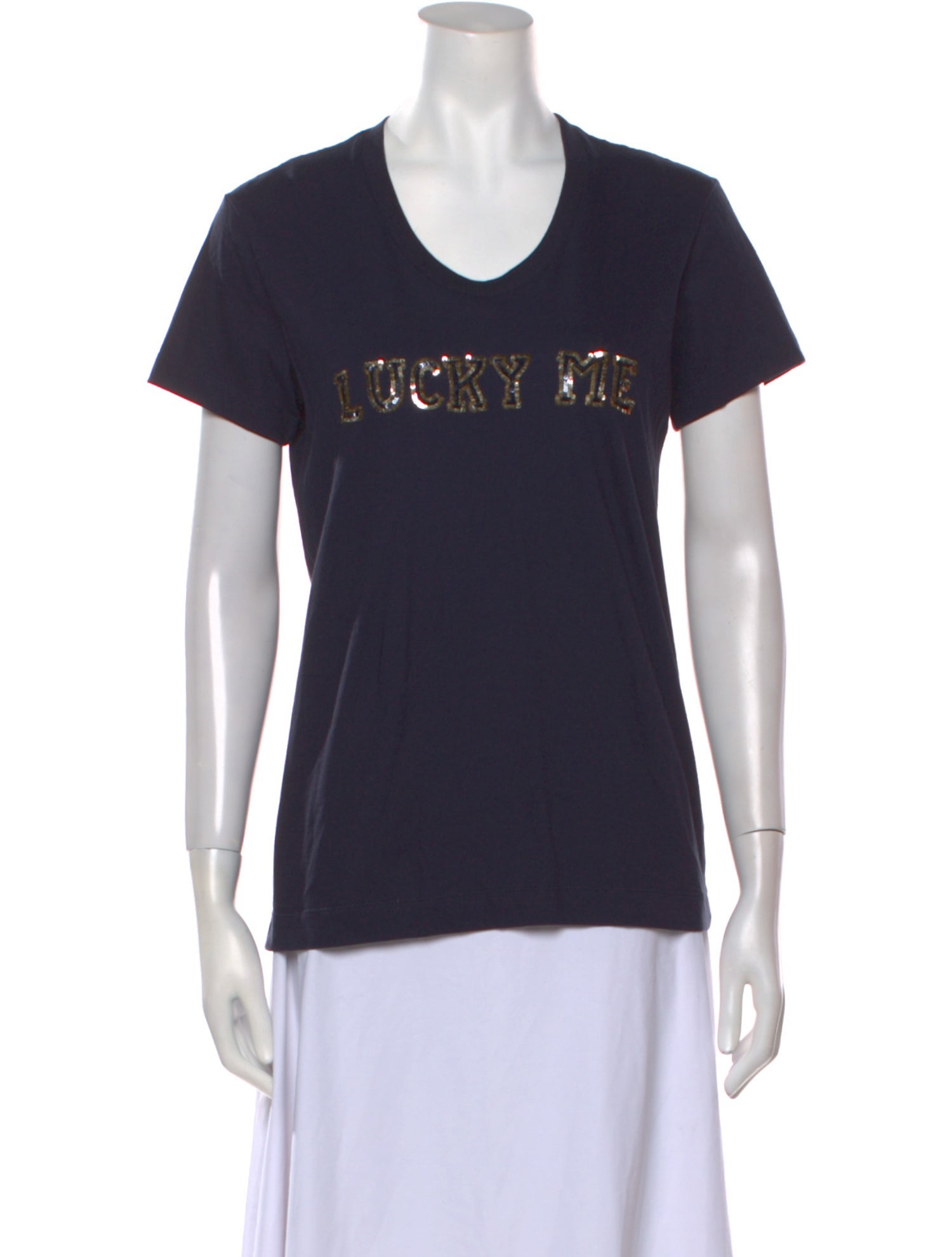 Markus Lupfer Graphic Print Scoop Neck T-Shirt