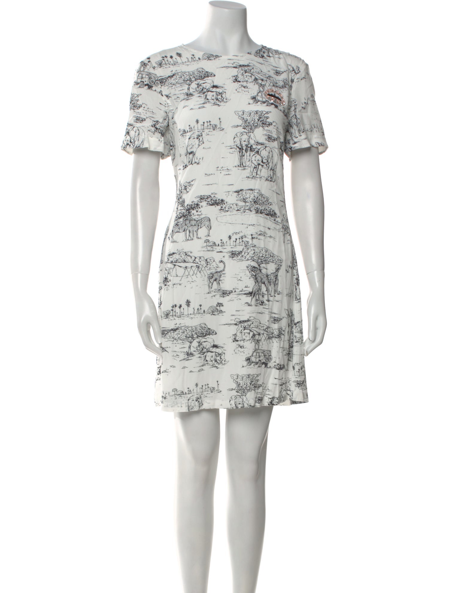 Markus Lupfer Printed Mini Dress w/ Tags