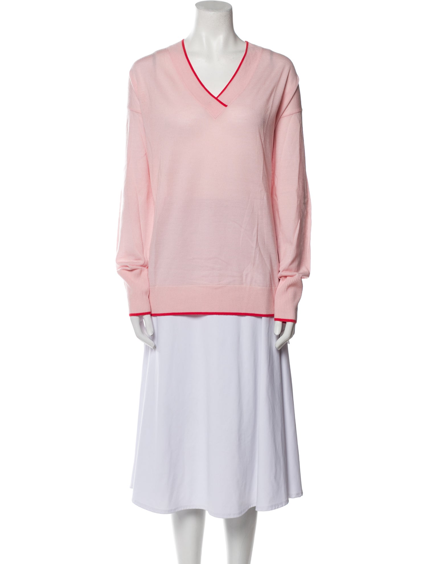 Markus Lupfer Merino Wool V-Neck Sweater