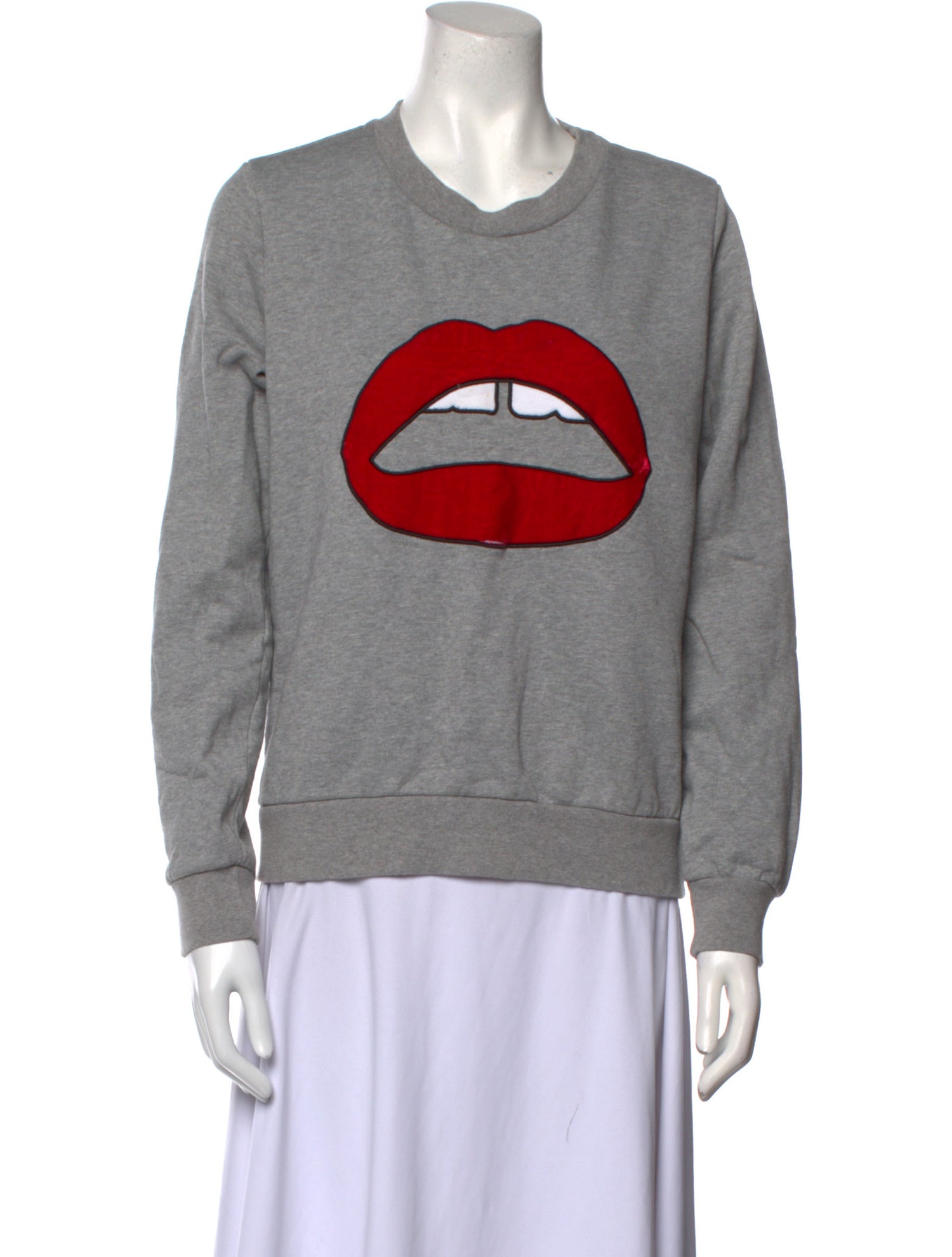 Markus Lupfer Graphic Print Crew Neck Sweatshirt