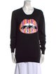 Markus Lupfer Merino Wool Graphic Print Sweatshirt