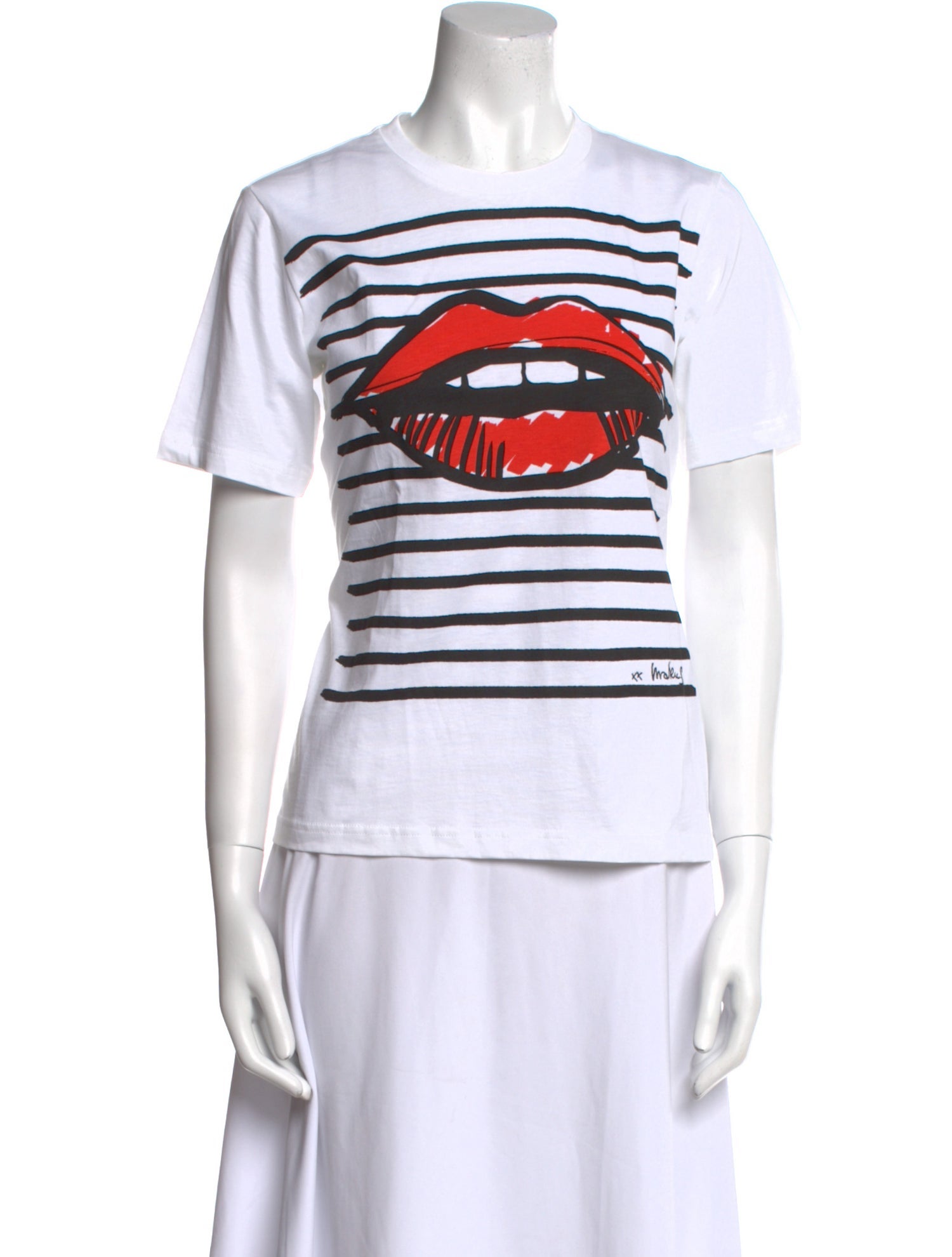 Markus Lupfer Graphic Print Crew Neck T-Shirt