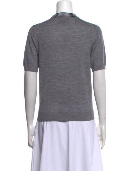 Markus Lupfer Merino Wool Graphic Print Sweater