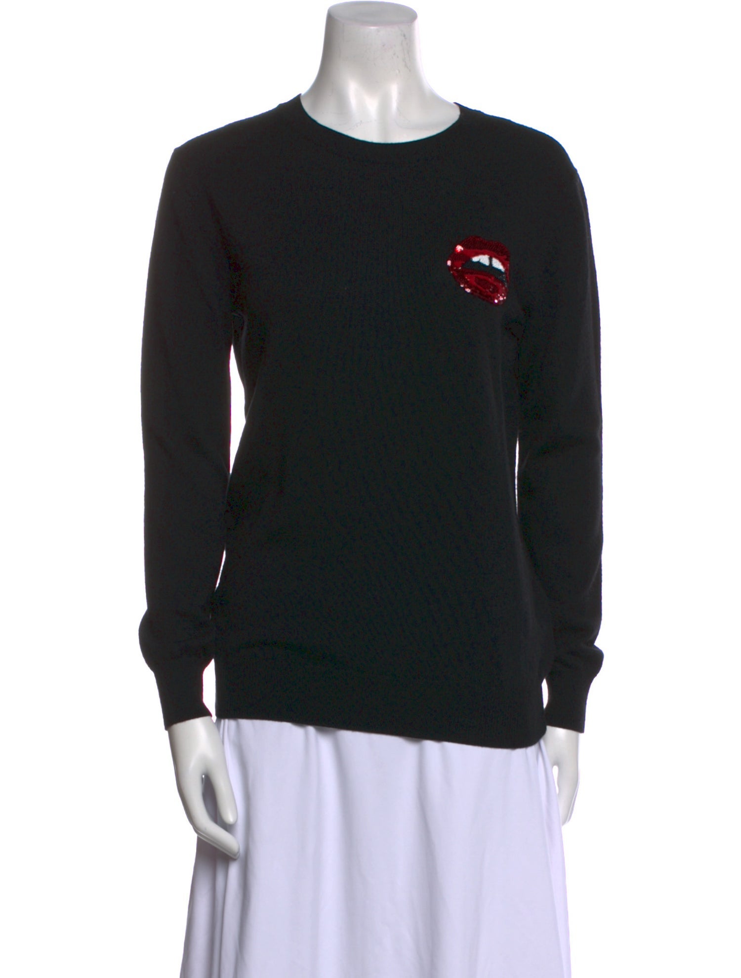 Markus Lupfer Merino Wool Graphic Print Sweater