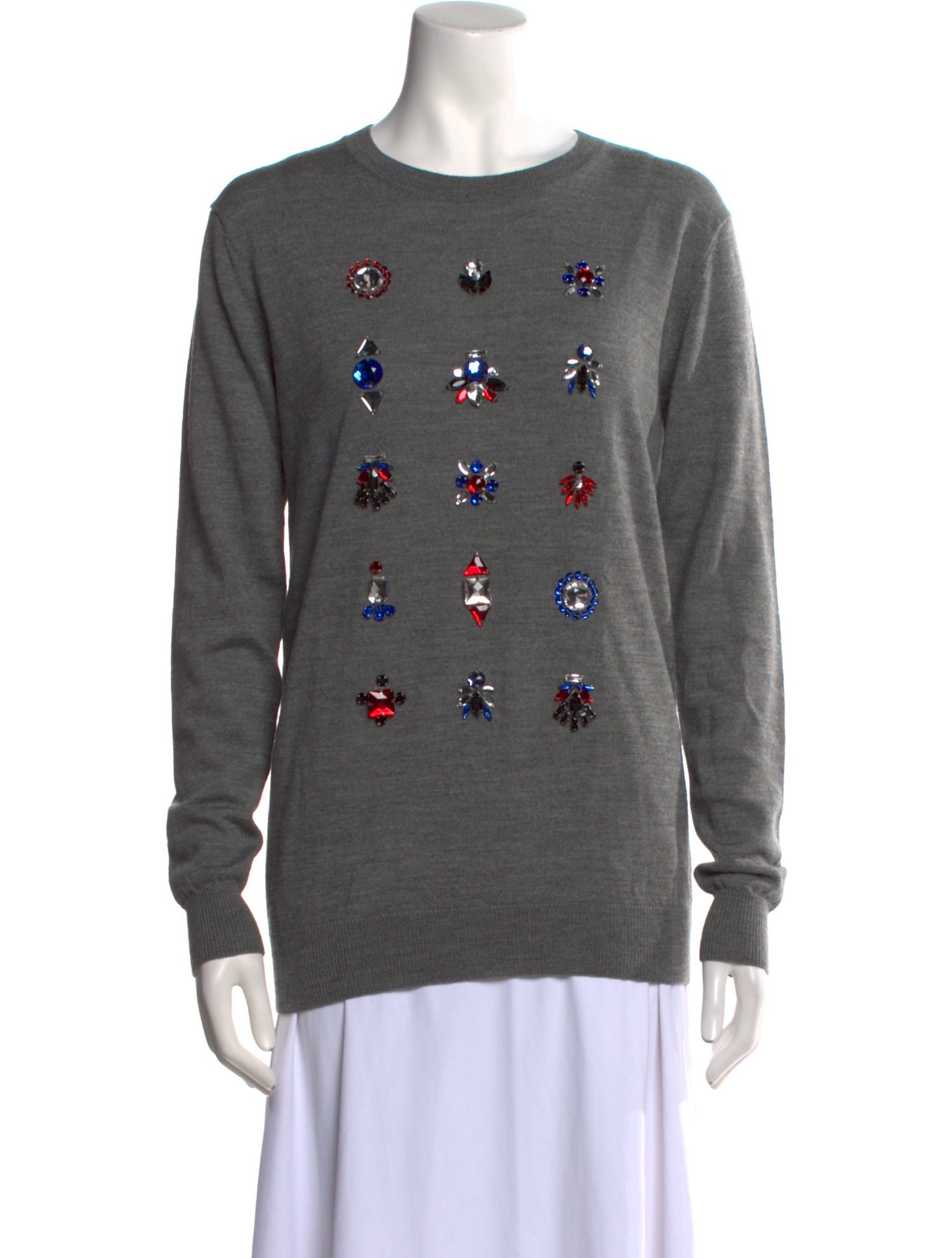 Markus Lupfer Merino Wool Crew Neck Sweater