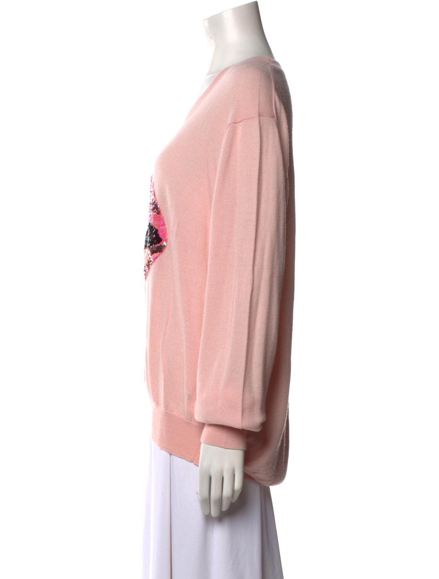 Markus Lupfer Merino Wool Graphic Print Sweater