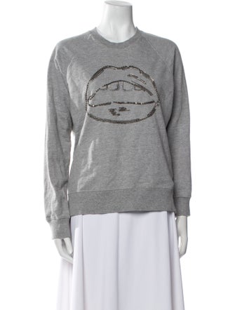 Markus Lupfer Graphic Print Crew Neck Sweatshirt