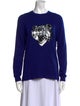 Markus Lupfer Merino Wool Graphic Print Sweater
