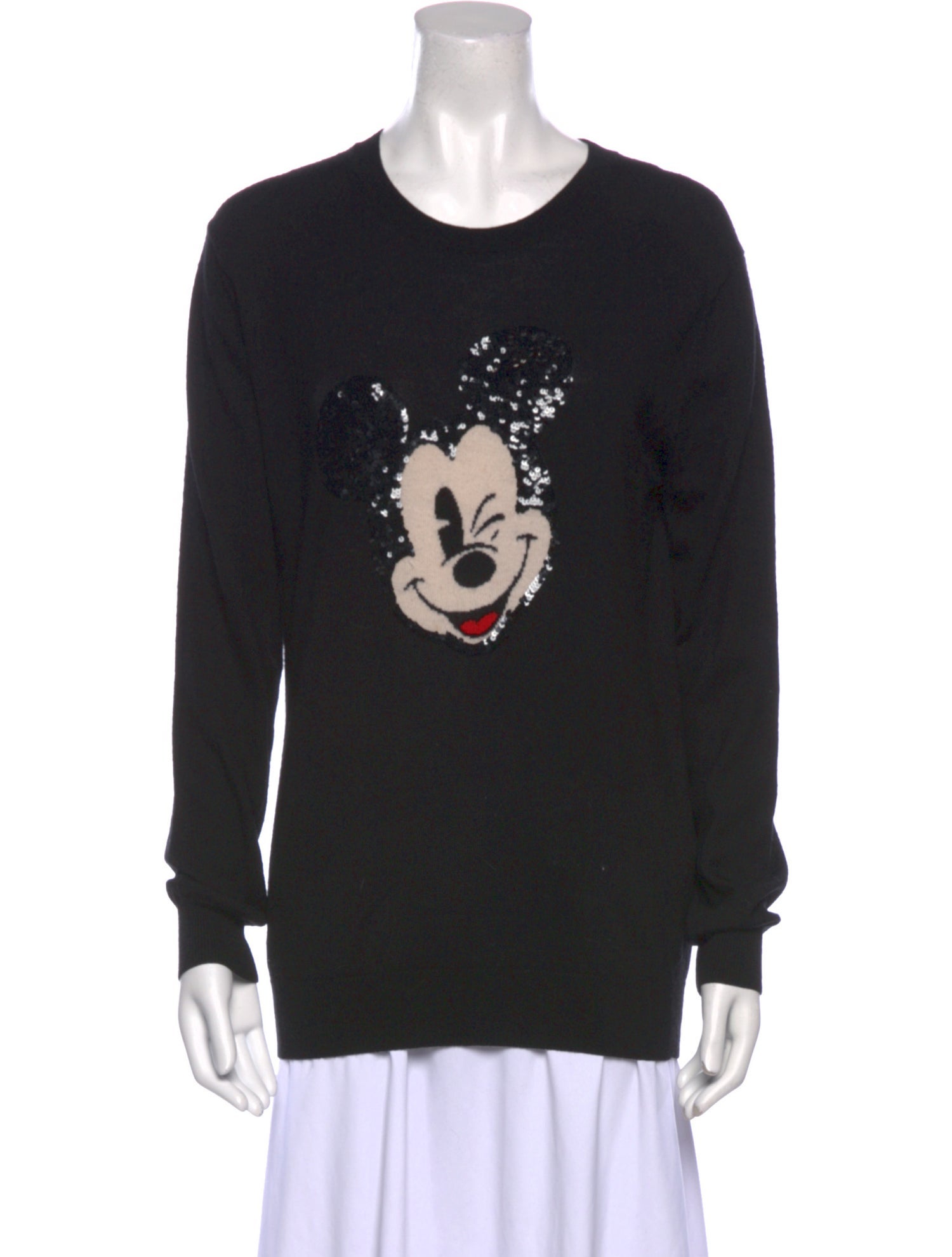 Markus Lupfer Merino Wool Graphic Print Sweater