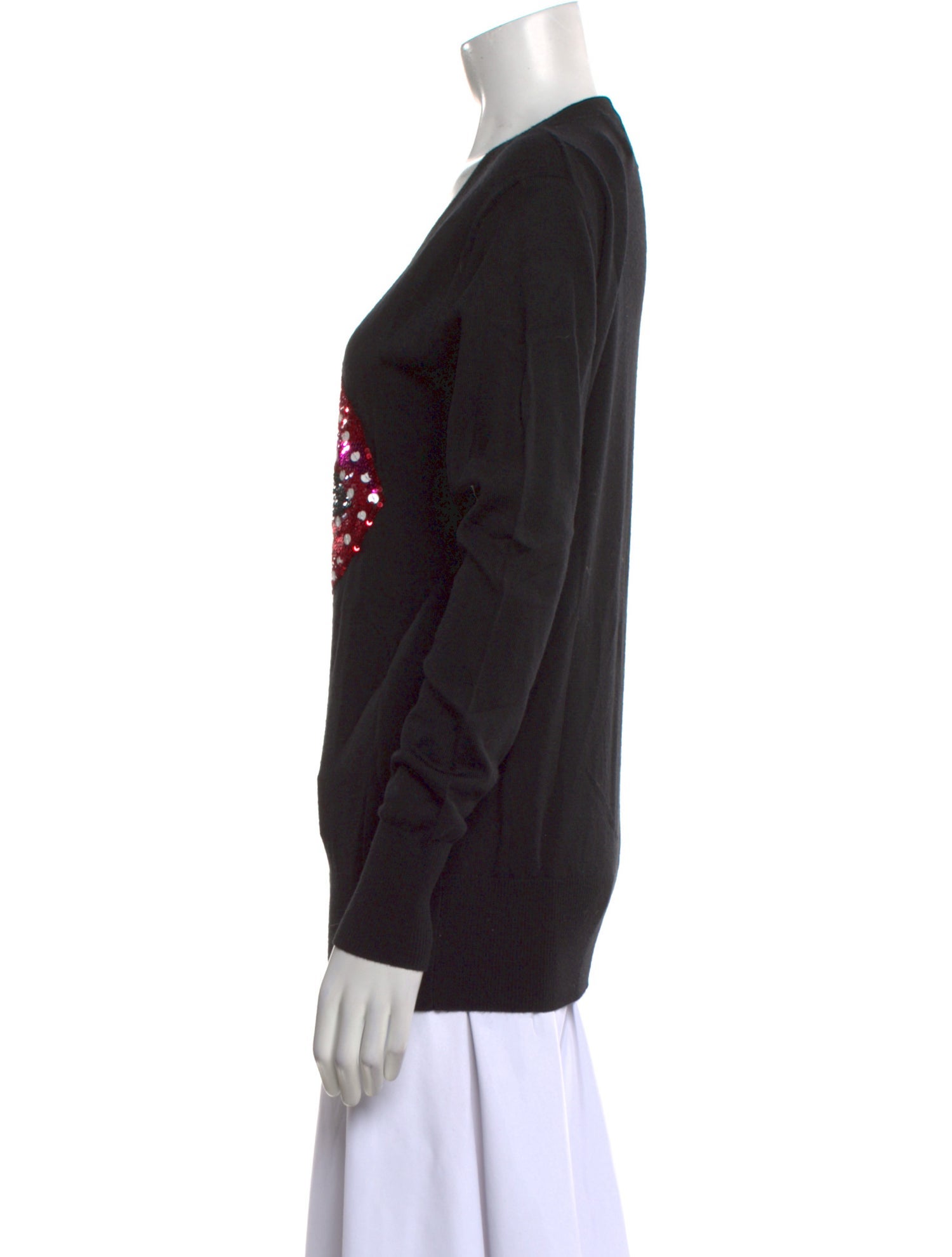 Markus Lupfer Merino Wool Graphic Print Sweater