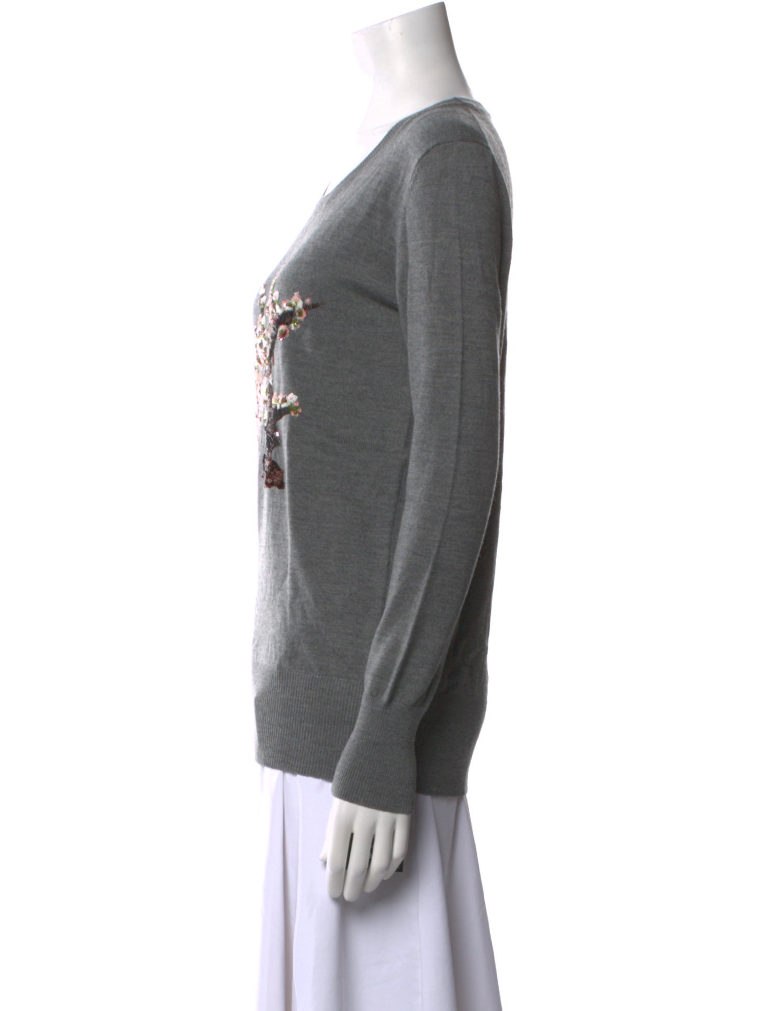 Markus Lupfer Merino Wool Graphic Print Sweater w/ Tags