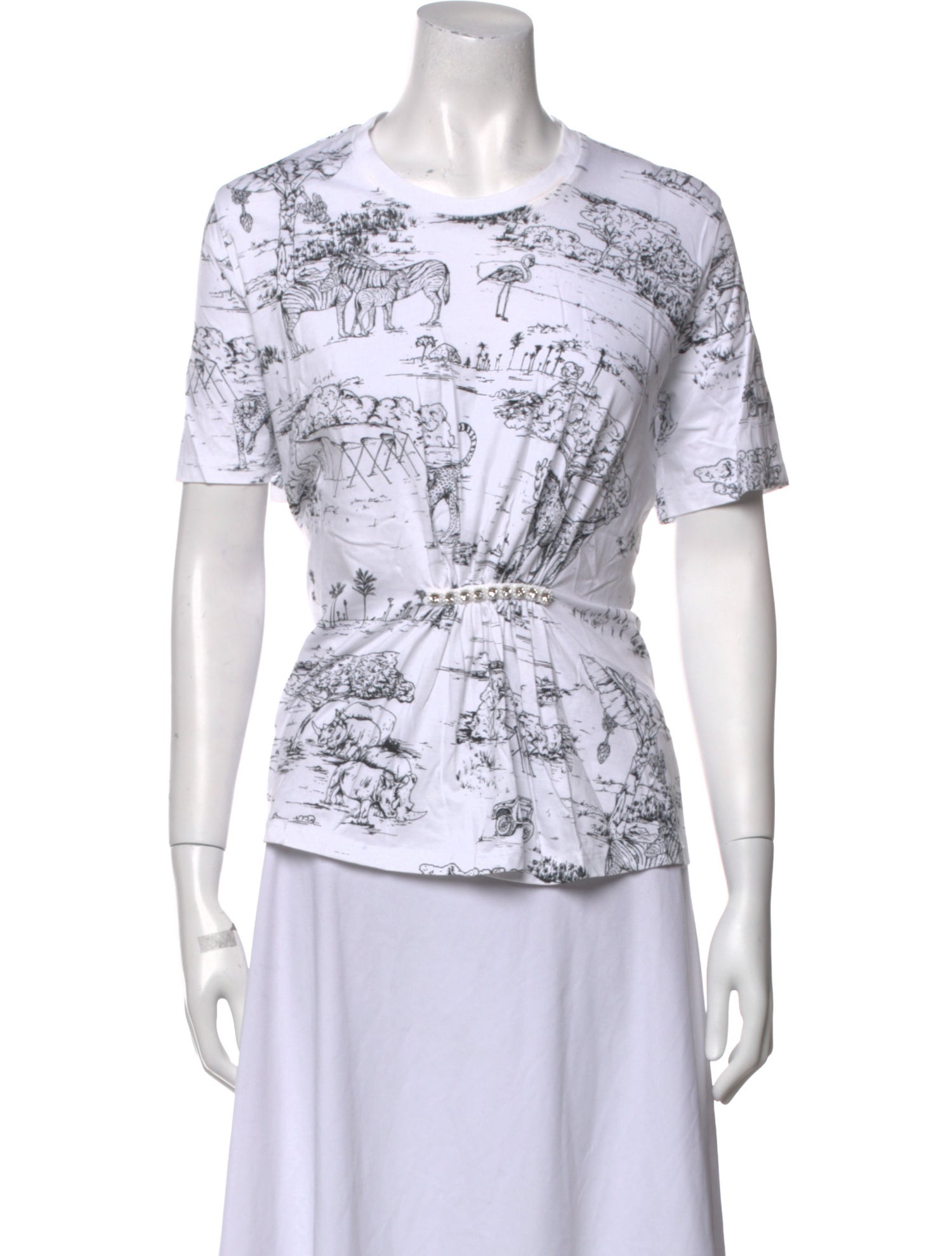 Markus Lupfer Graphic Print Crew Neck T-Shirt