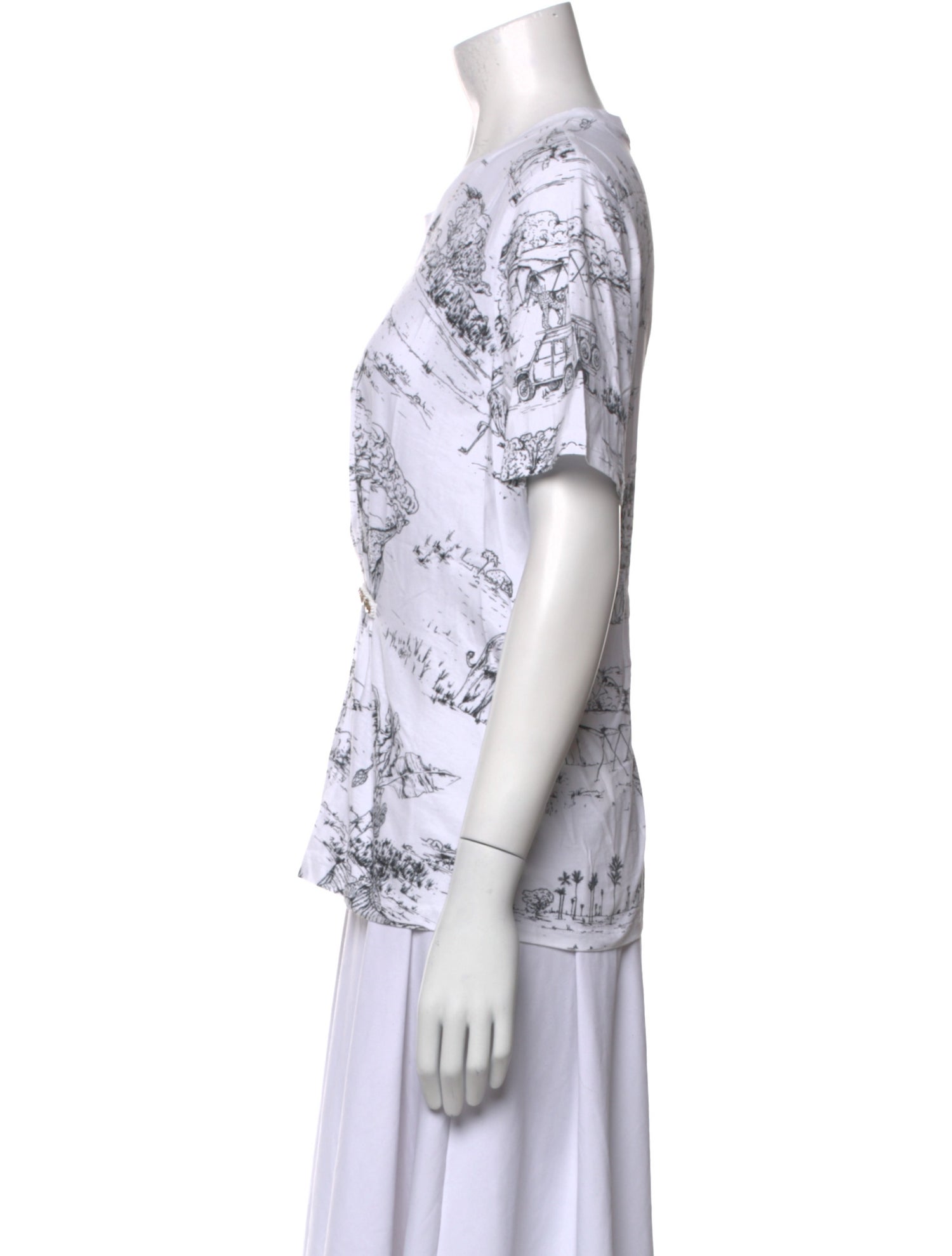 Markus Lupfer Graphic Print Crew Neck T-Shirt