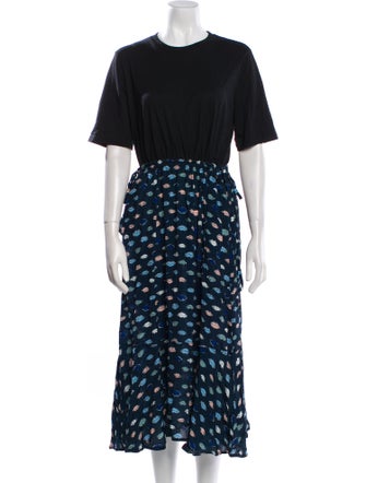 Markus Lupfer Printed Long Dress