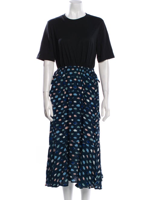 Markus Lupfer Printed Long Dress