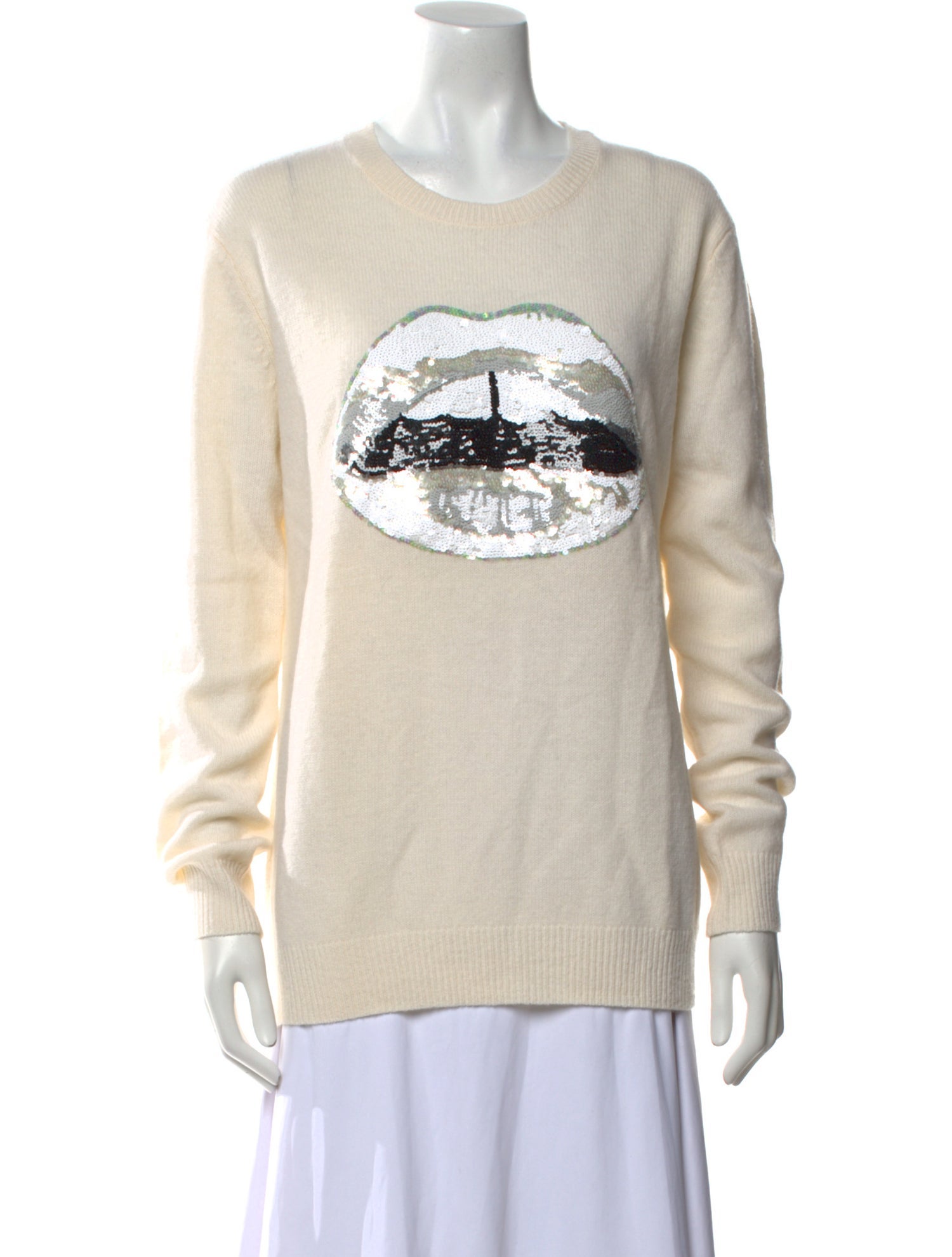 Markus Lupfer Wool Graphic Print Sweater