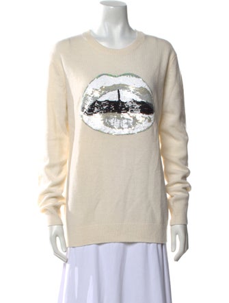Markus Lupfer Wool Graphic Print Sweater