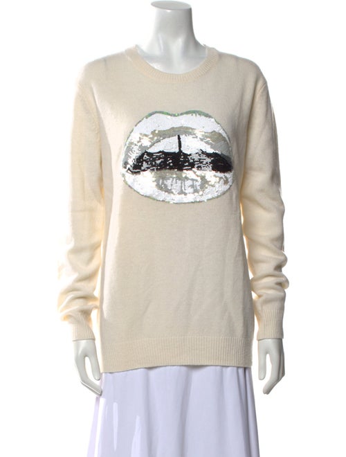 Markus Lupfer Wool Graphic Print Sweater