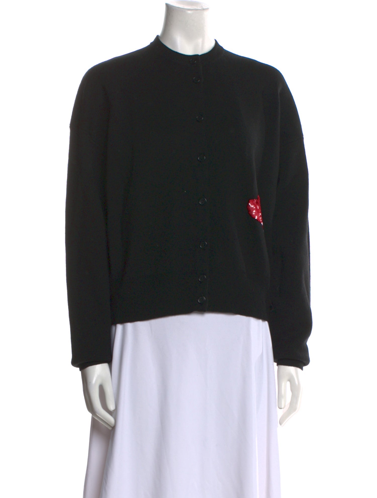 Markus Lupfer Merino Wool Mock Neck Sweater