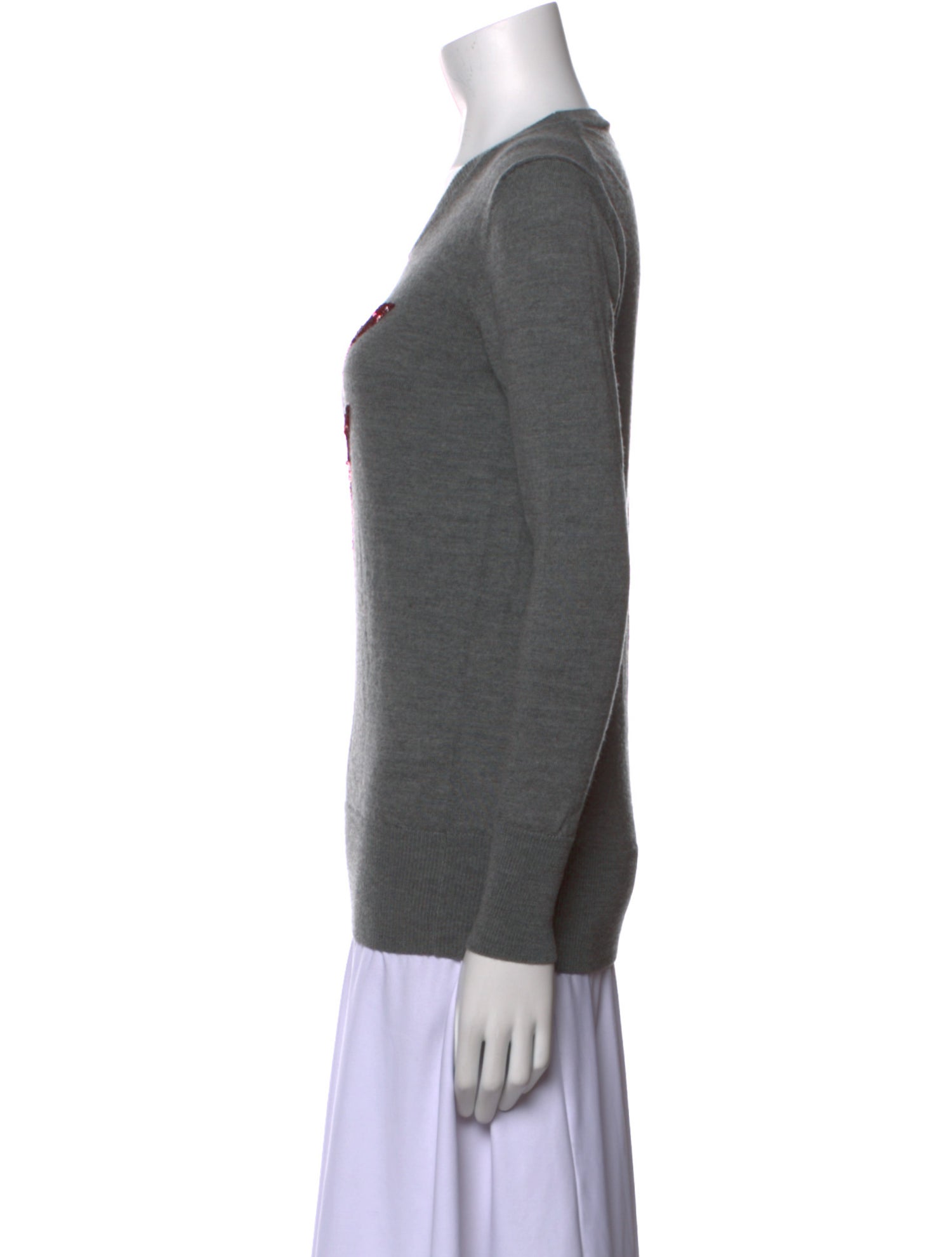 Markus Lupfer Merino Wool Graphic Print Sweater