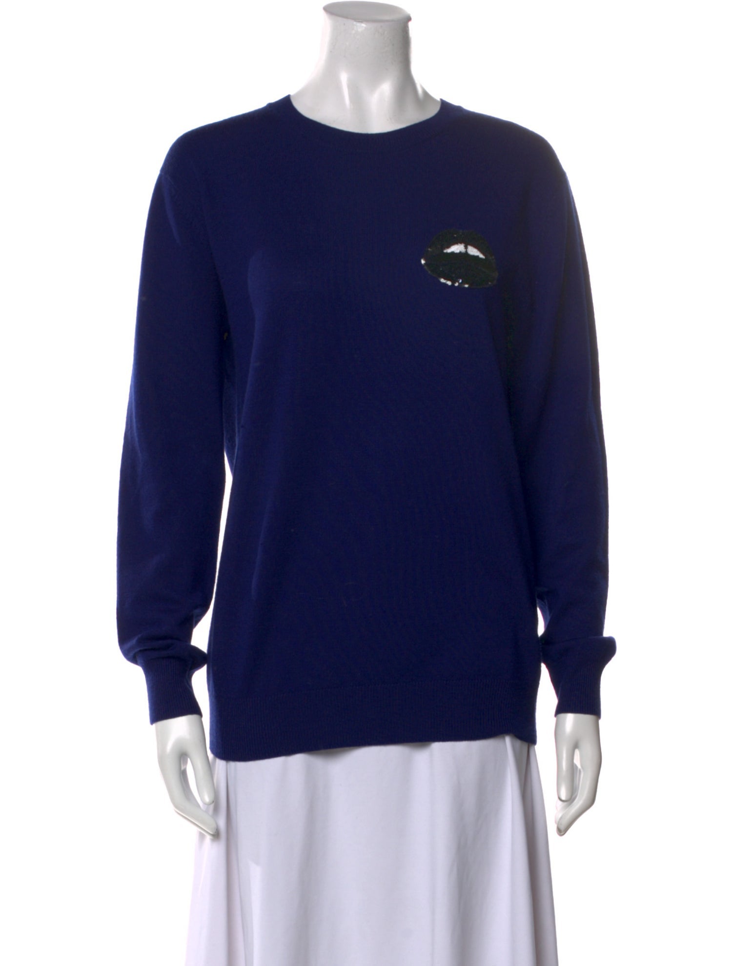 Markus Lupfer Merino Wool Crew Neck Sweater