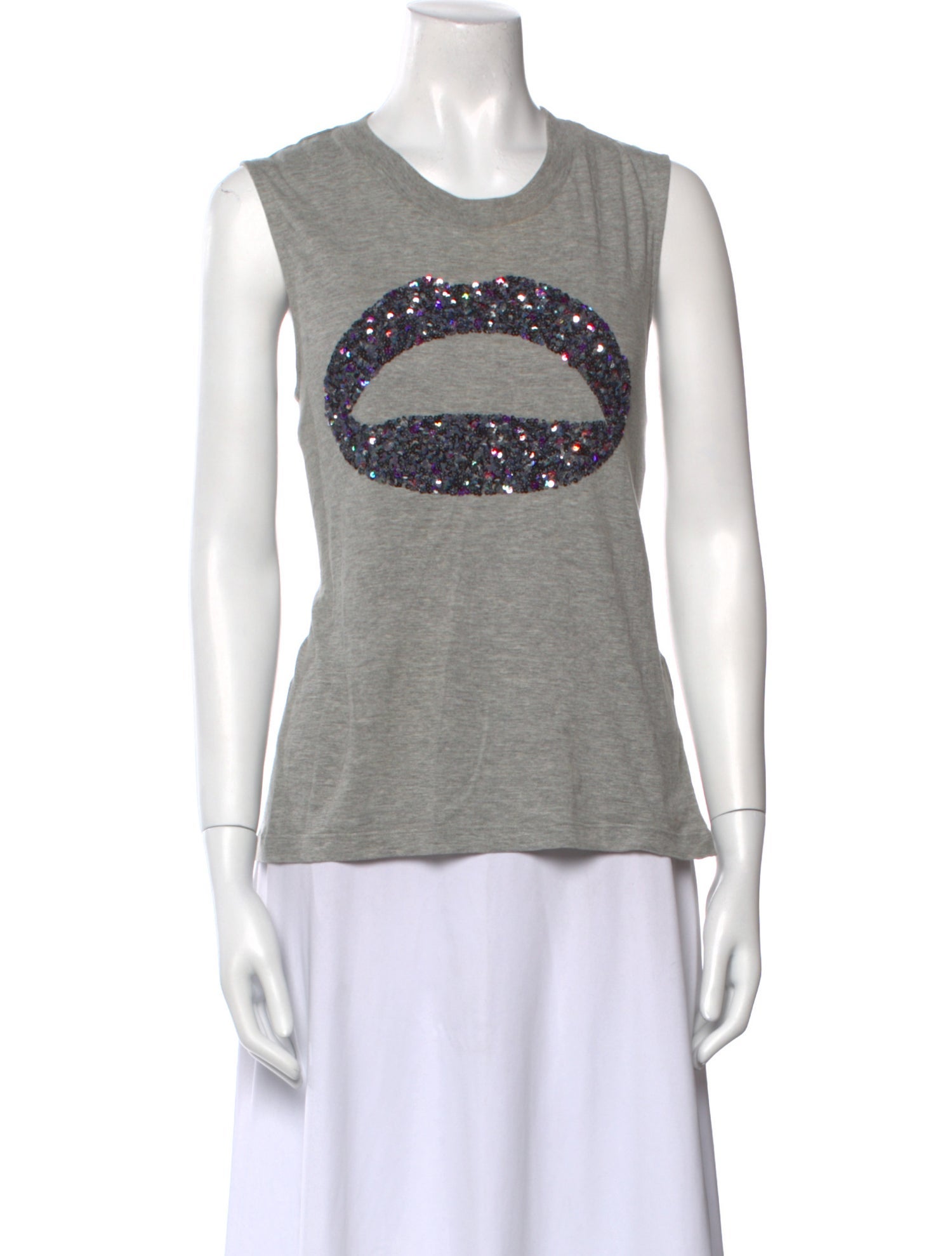 Markus Lupfer Graphic Print Crew Neck Top