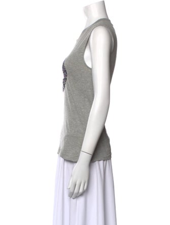 Markus Lupfer Graphic Print Crew Neck Top