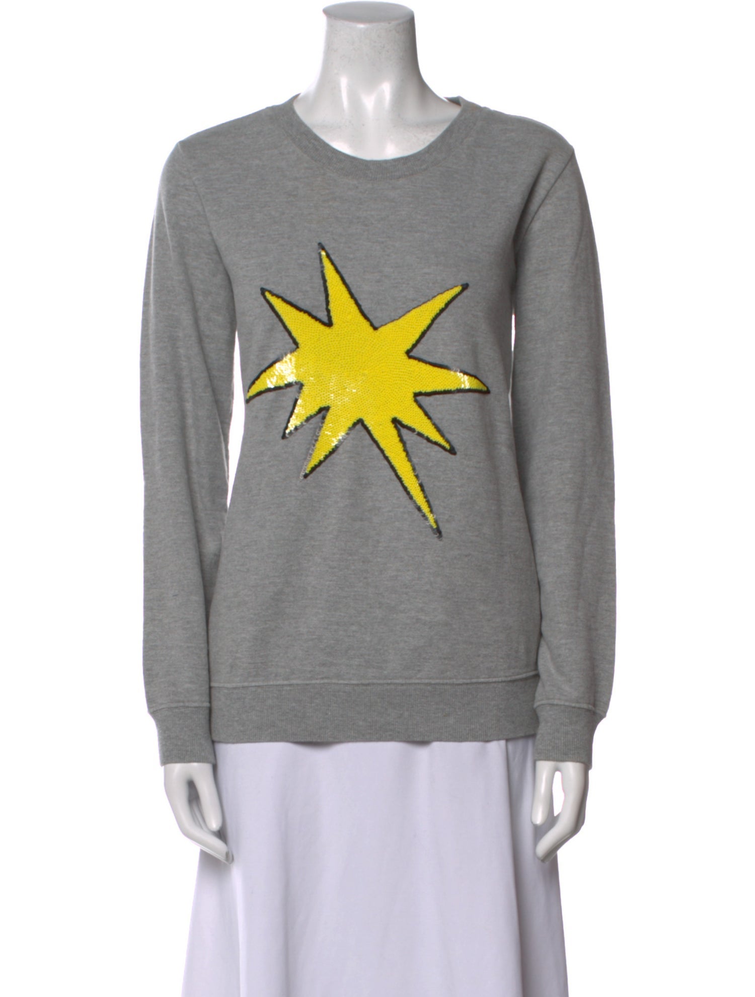 Markus Lupfer Graphic Print Crew Neck Sweatshirt