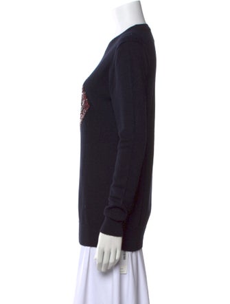 Markus Lupfer Merino Wool Graphic Print Sweater