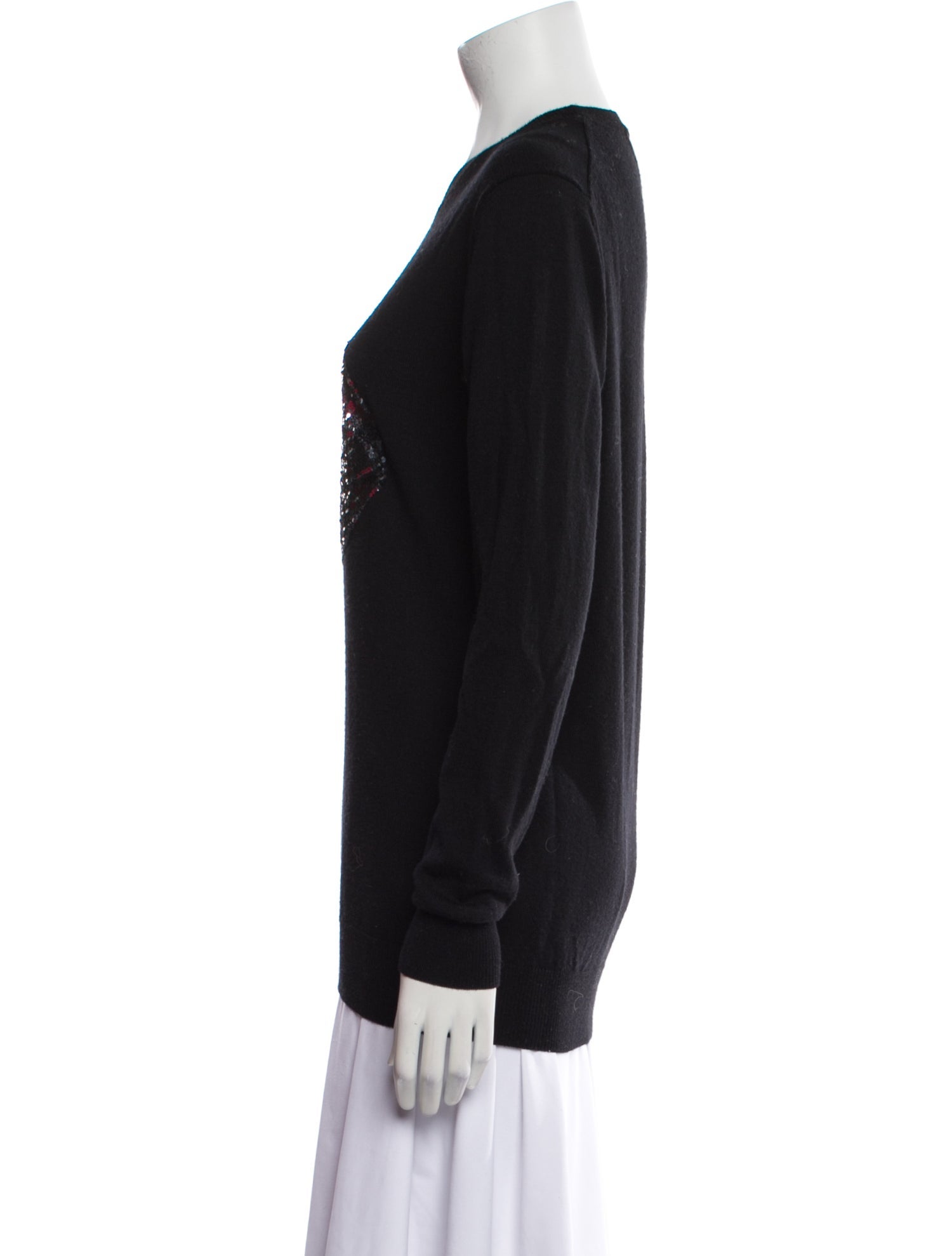 Markus Lupfer Merino Wool Scoop Neck Sweater