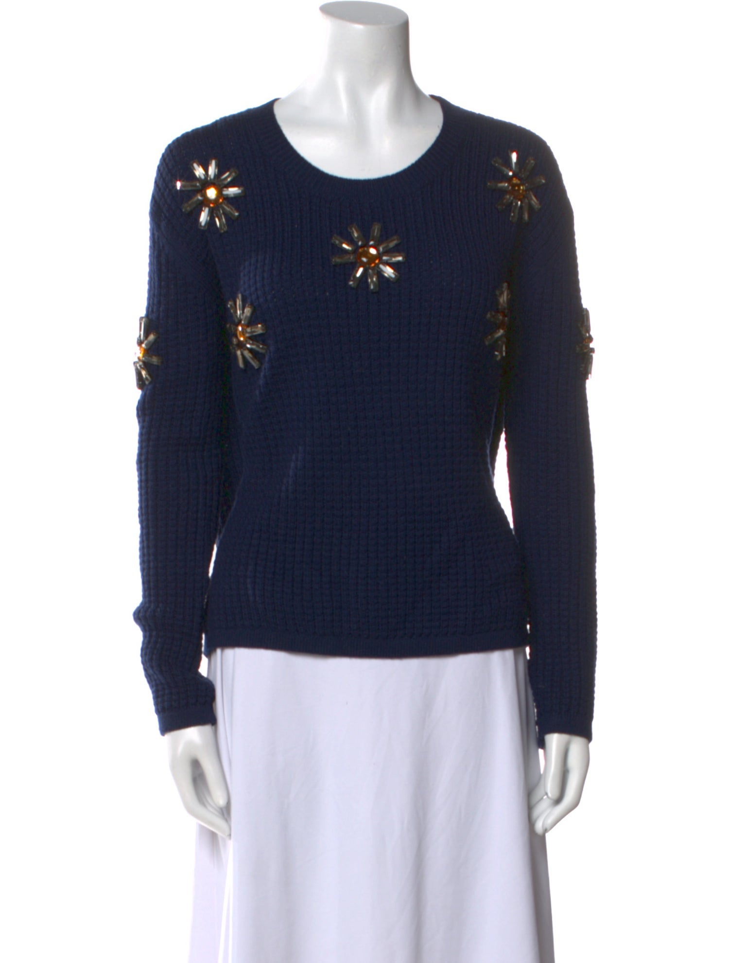 Markus Lupfer Merino Wool Graphic Print Sweater