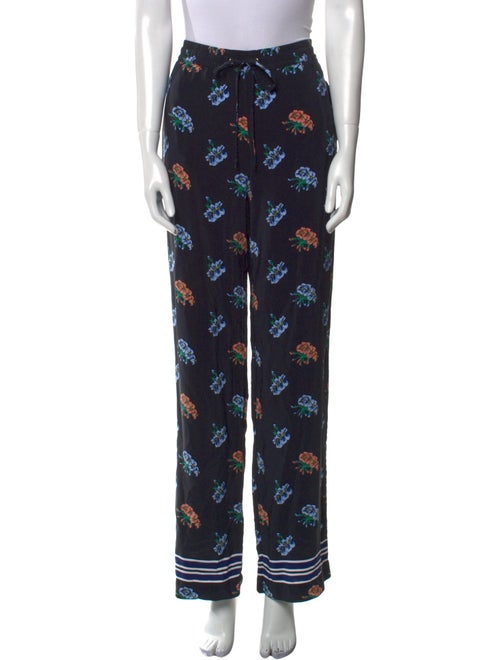 Markus Lupfer Silk Wide Leg Pants