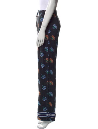 Markus Lupfer Silk Wide Leg Pants