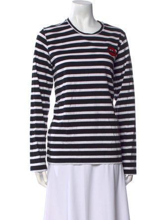 Markus Lupfer Striped Crew Neck Top