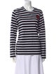 Markus Lupfer Striped Crew Neck Top