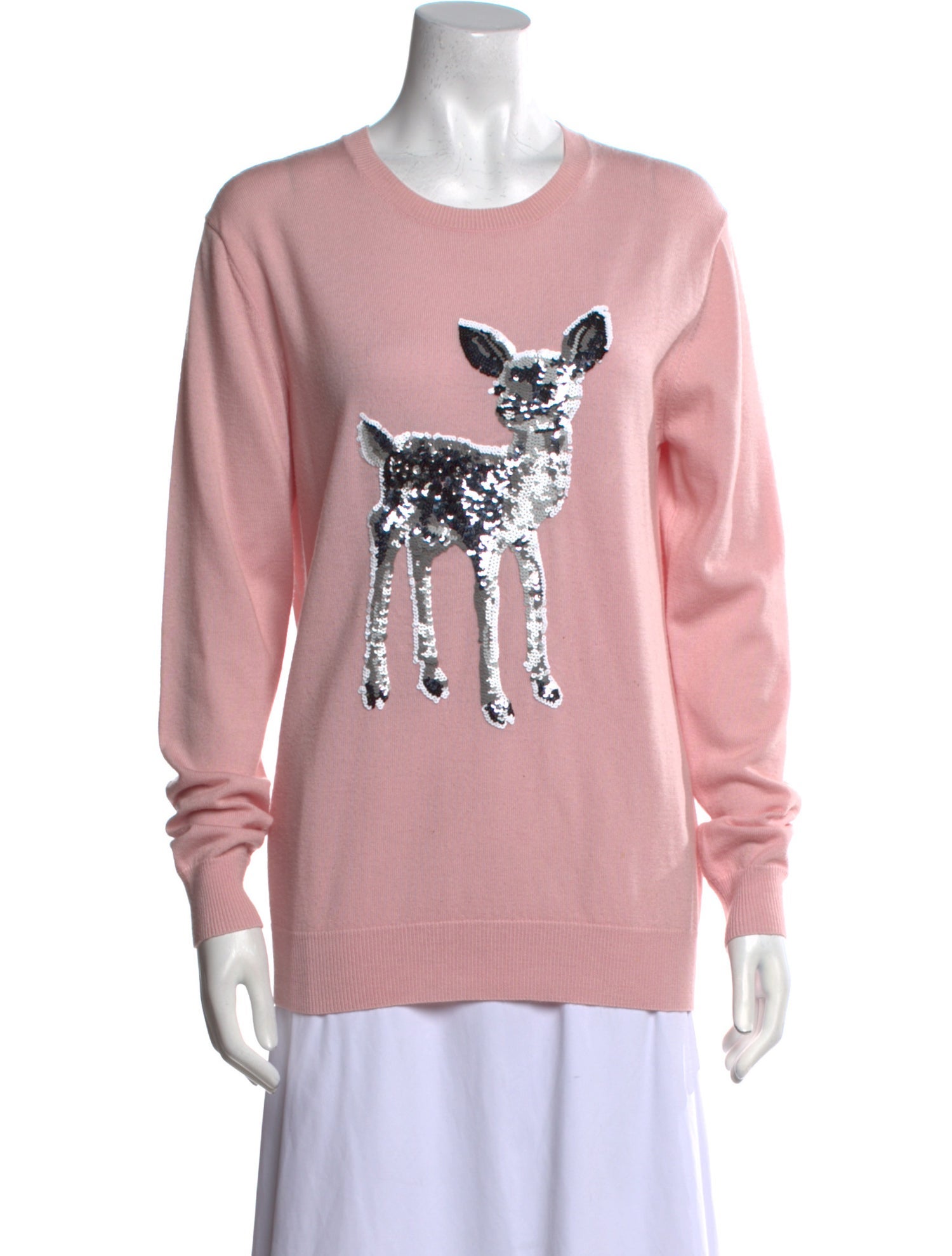 Markus Lupfer Merino Wool Graphic Print Sweater