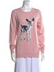 Markus Lupfer Merino Wool Graphic Print Sweater