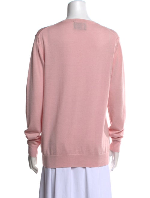 Markus Lupfer Merino Wool Graphic Print Sweater