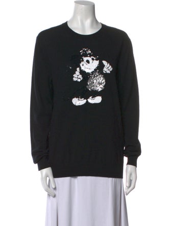 Markus Lupfer Merino Wool Graphic Print Sweater