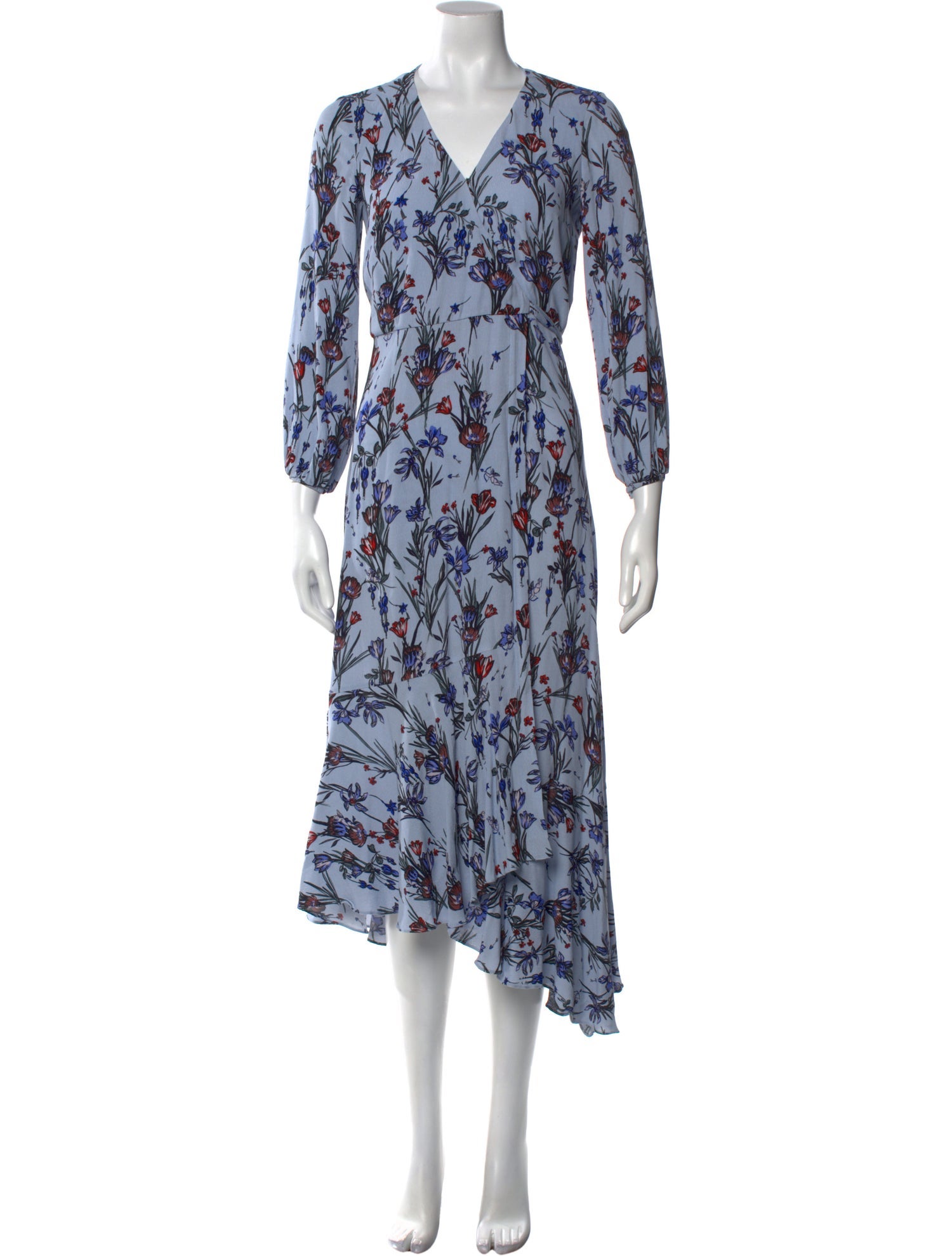 Markus Lupfer Floral Print Long Dress