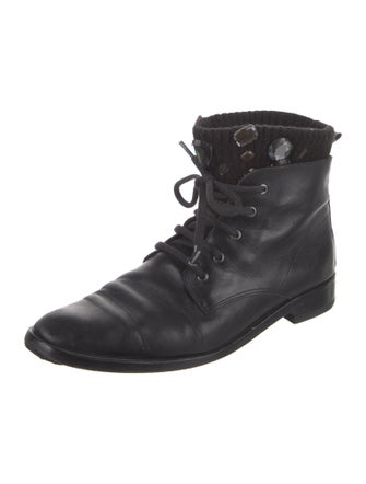 Markus Lupfer Leather Combat Boots