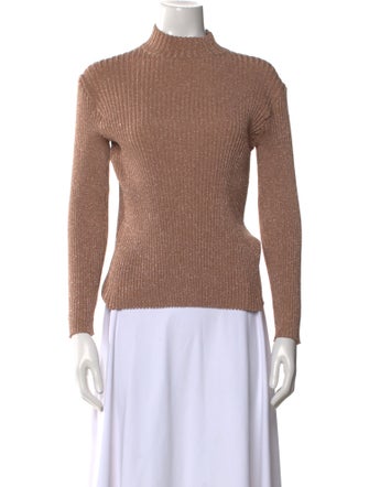 Markus Lupfer Wool Mock Neck Top