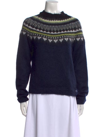 Markus Lupfer Mohair Striped Sweater