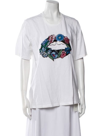 Markus Lupfer Graphic Print Crew Neck T-Shirt