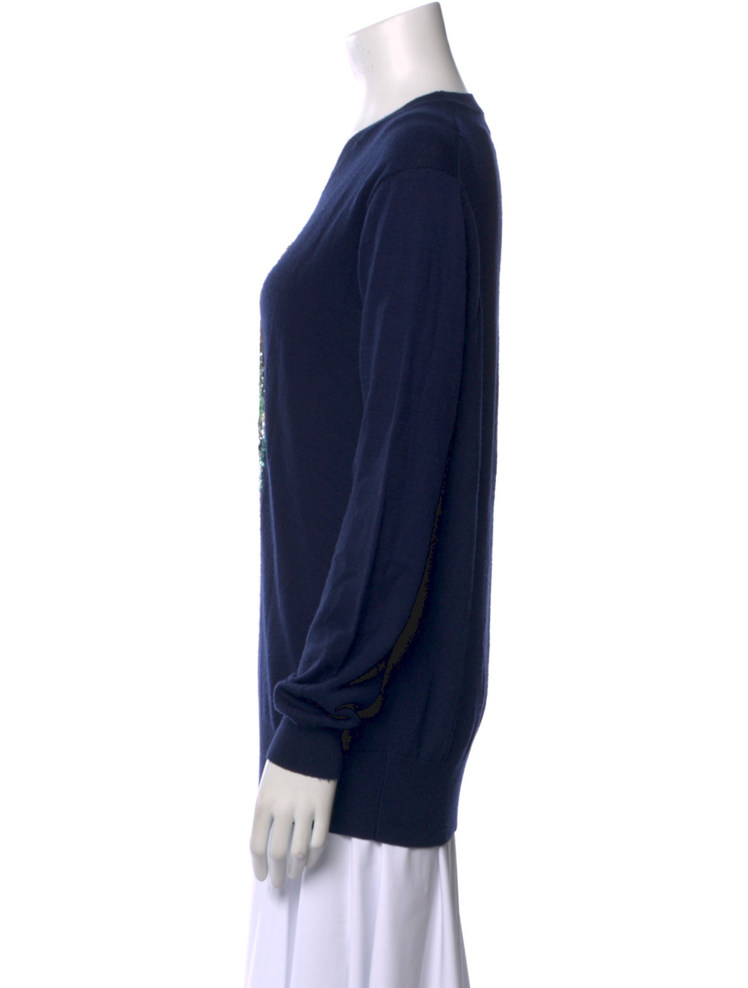 Markus Lupfer Graphic Print Scoop Neck Sweater