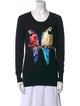 Markus Lupfer Merino Wool Printed Sweater