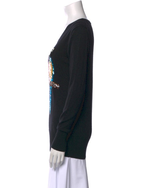 Markus Lupfer Merino Wool Printed Sweater