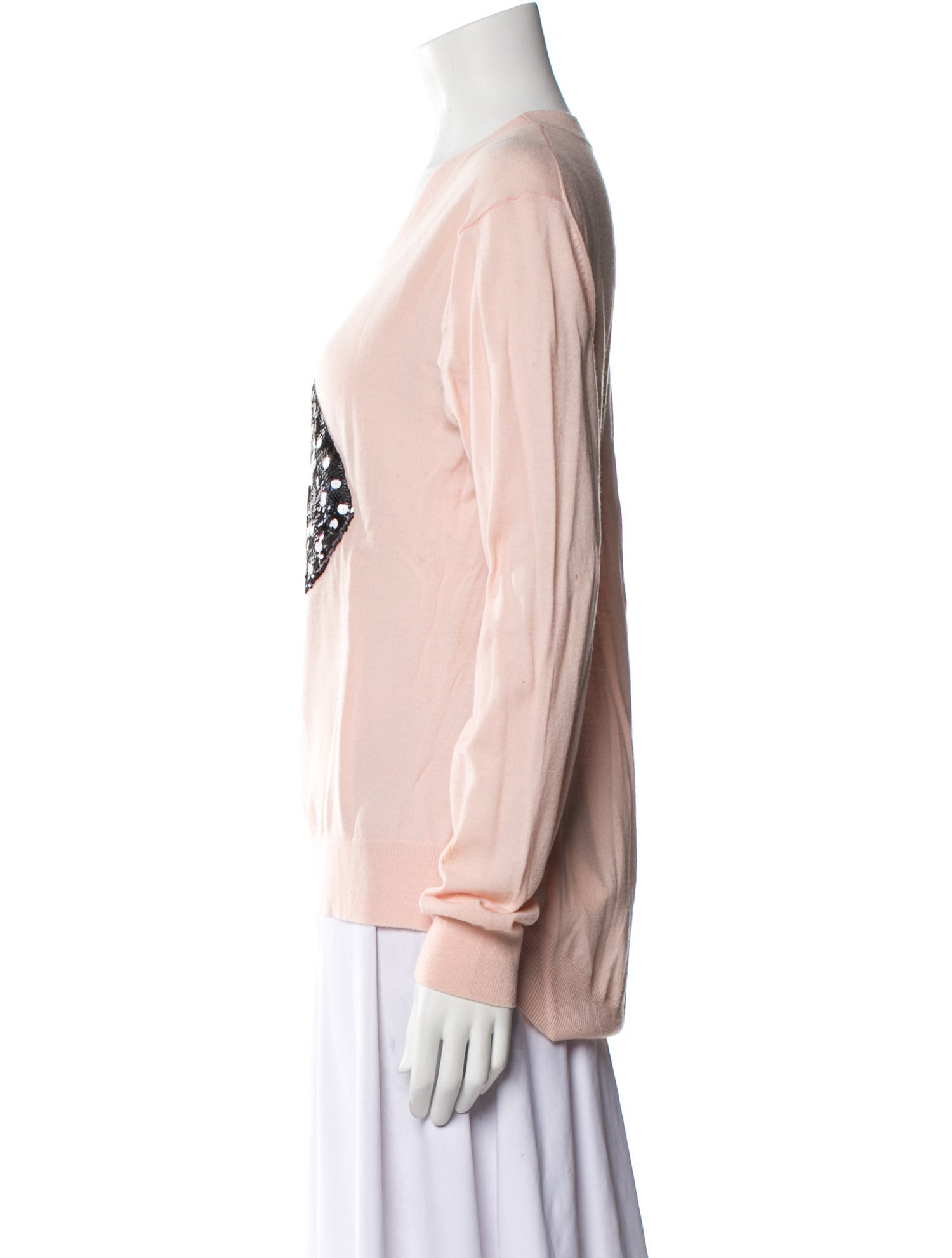 Markus Lupfer Merino Wool Graphic Print Sweater