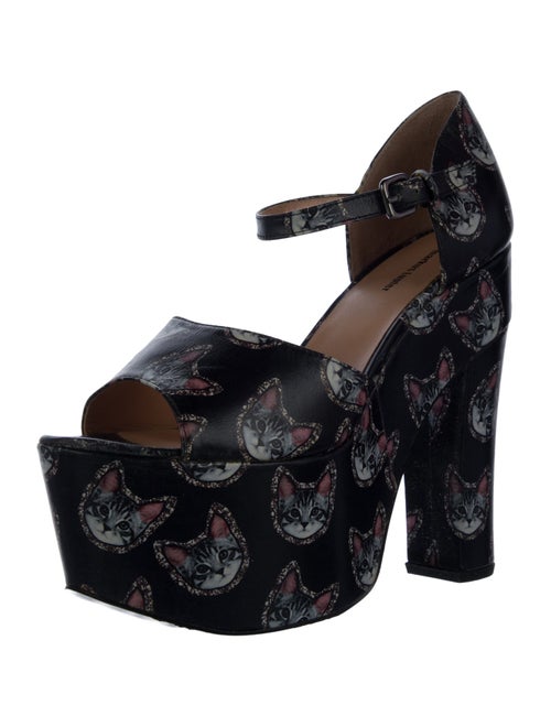 Markus Lupfer Leather Printed Sandals