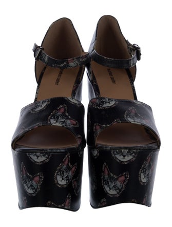 Markus Lupfer Leather Printed Sandals